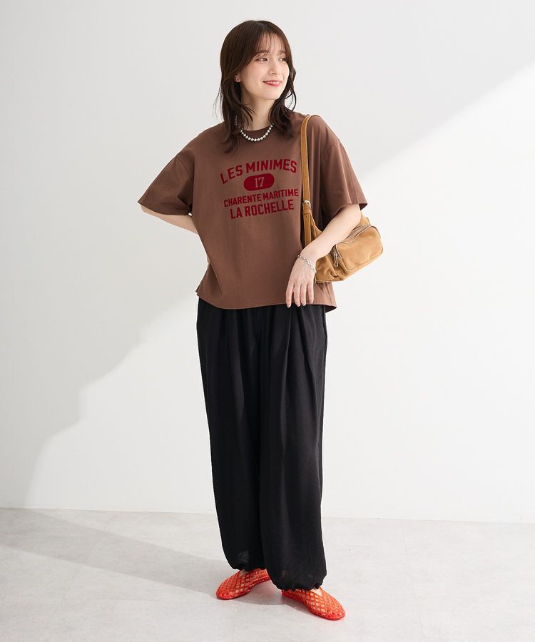 Green Parks「【適ON】汗染み防止ボックスロゴTシャツ」|Tシャツ・カットソー|