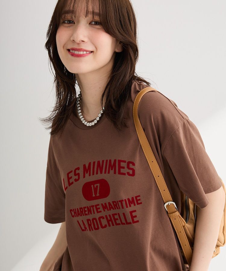 Green Parks「【適ON】汗染み防止ボックスロゴTシャツ」|Tシャツ・カットソー|