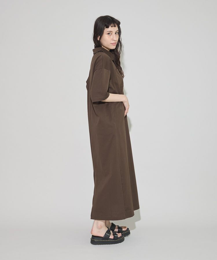 GARAGE OF GOOD CLOTHING「【日本製】ポロ襟ZIP付ワンピース」|ワンピース|