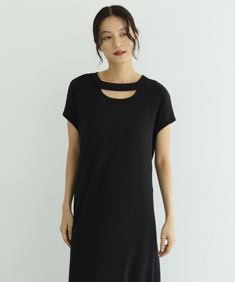 GARAGE OF GOOD CLOTHING「【日本製】ネックスラッシュ2wayカットドレス」|ワンピース|