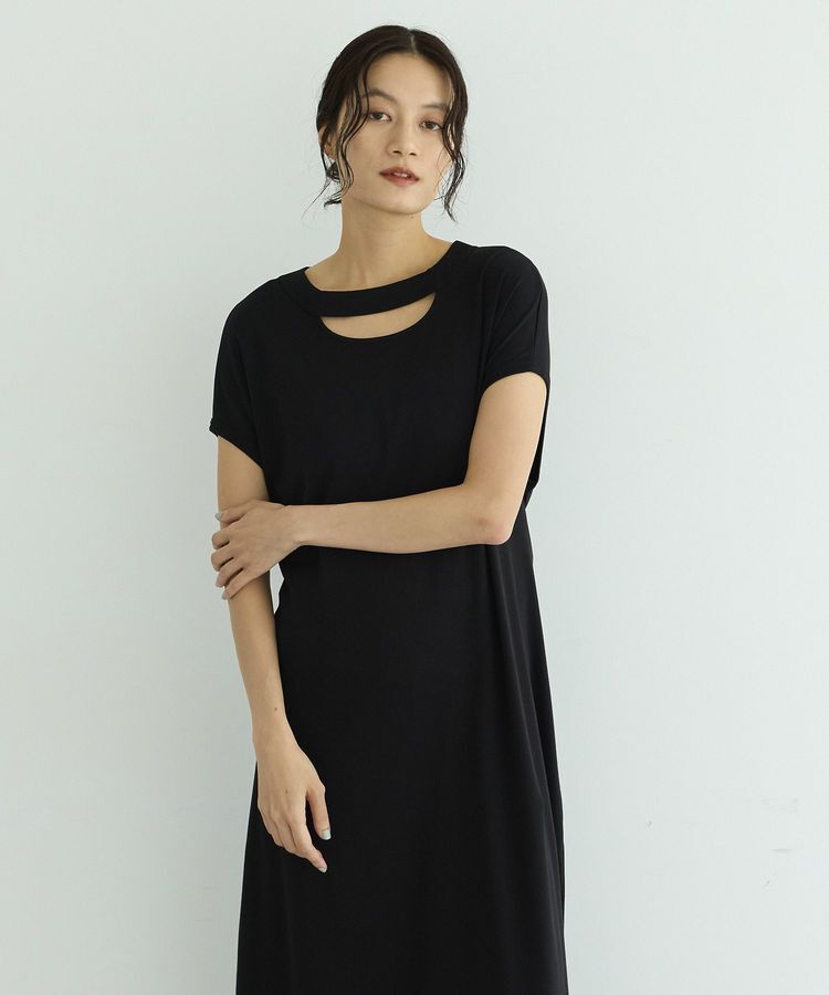 GARAGE OF GOOD CLOTHING「【日本製】ネックスラッシュ2wayカットドレス」|ワンピース|