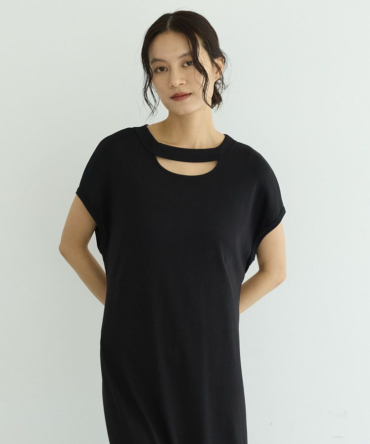 GARAGE OF GOOD CLOTHING「【日本製】ネックスラッシュ2wayカットドレス」|ワンピース|