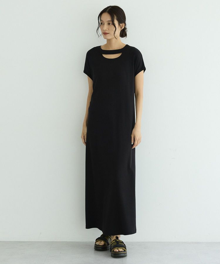 GARAGE OF GOOD CLOTHING「【日本製】ネックスラッシュ2wayカットドレス」|ワンピース|