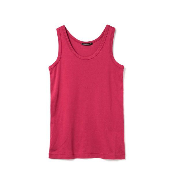 mizuiro ind「mizuiro ind ベーシックタンクトップ」|Tシャツ・カットソー|ダークピンク