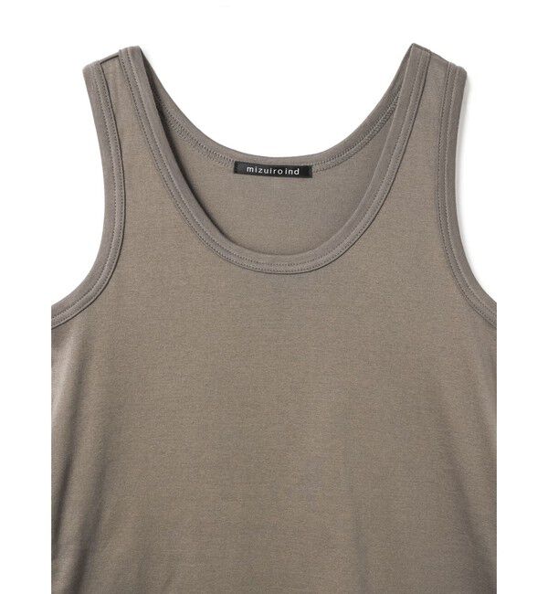 mizuiro ind「mizuiro ind ベーシックタンクトップ」|Tシャツ・カットソー|