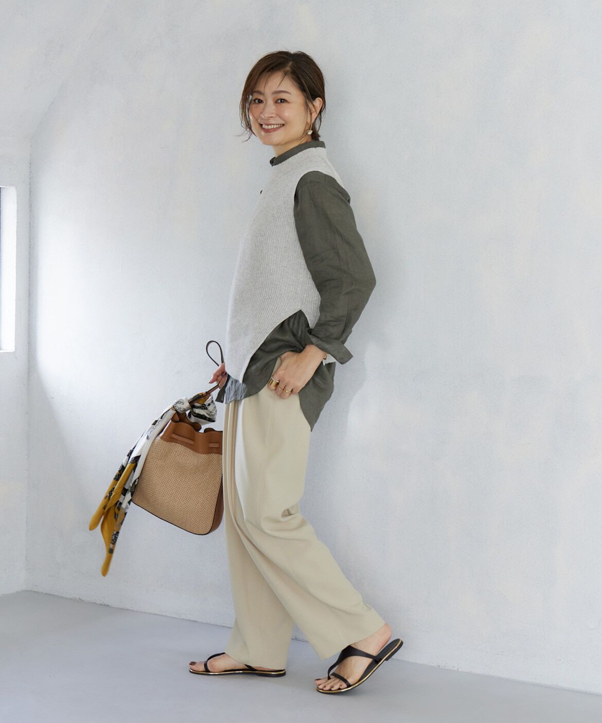 INED「《大きいサイズ》バレルパンツ《三尋木奈保コラボ》」|その他|
