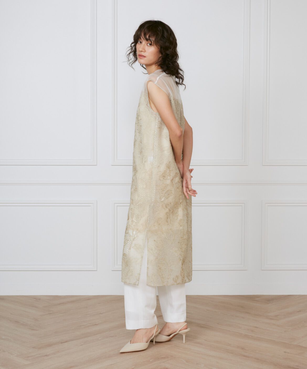 INED「オーガンジーワンピース《la veille by SUPERIOR CLOSET》」|ワンピース|