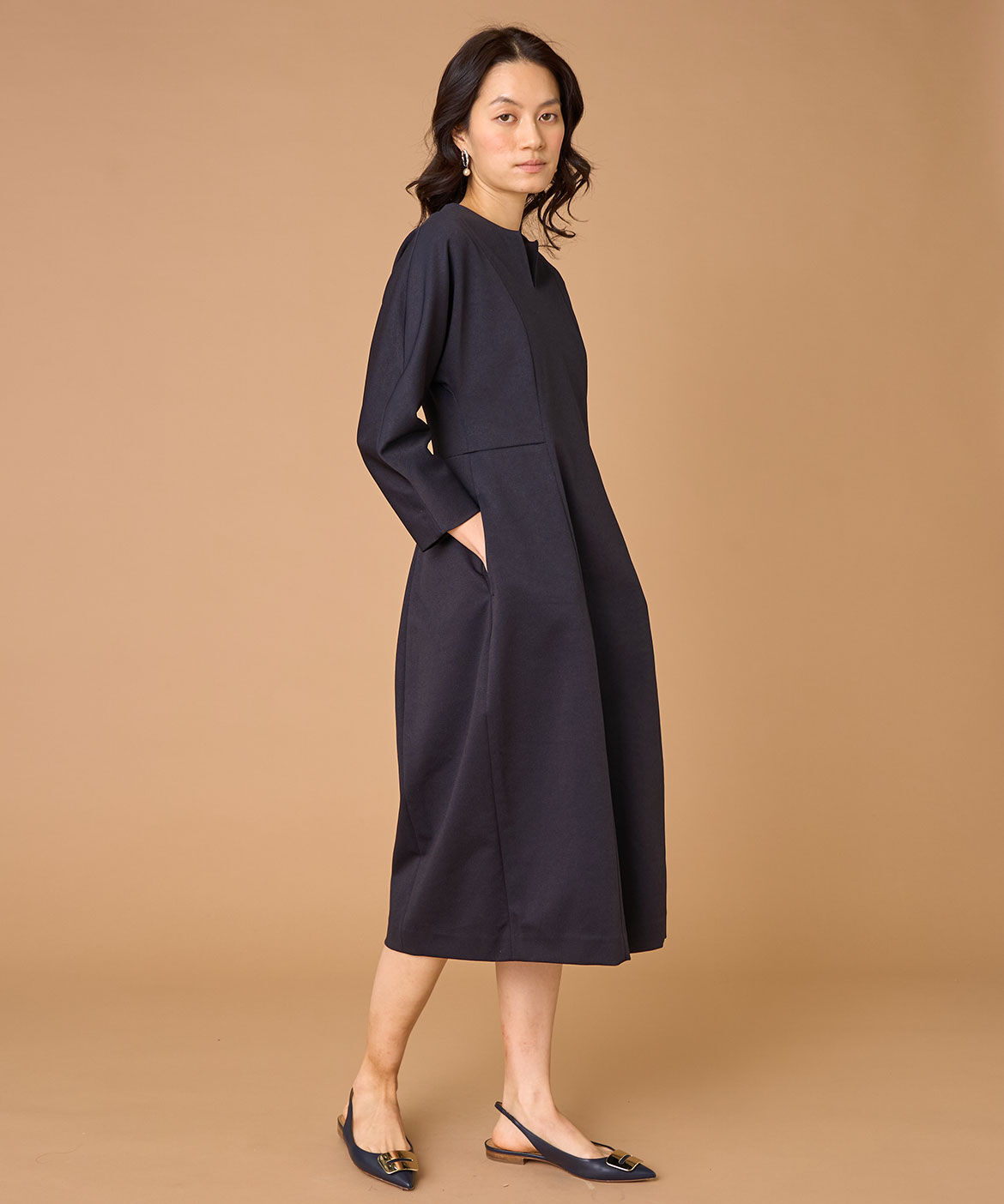 INED「キーネックワンピース」|ワンピース|