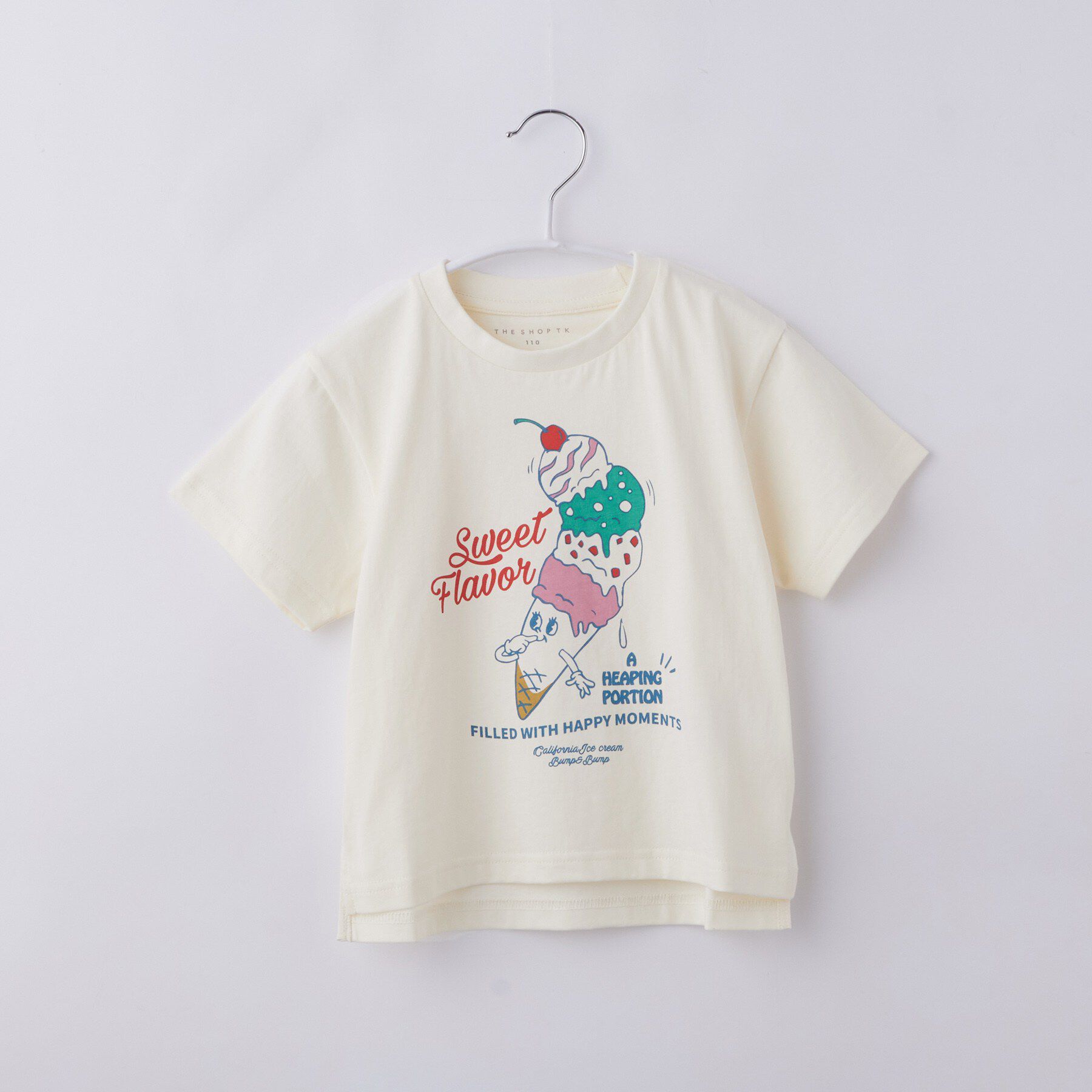 THE SHOP TK「【110-160】アソートプリントTシャツ　半袖」|Tシャツ・カットソー|アイボリー(004)