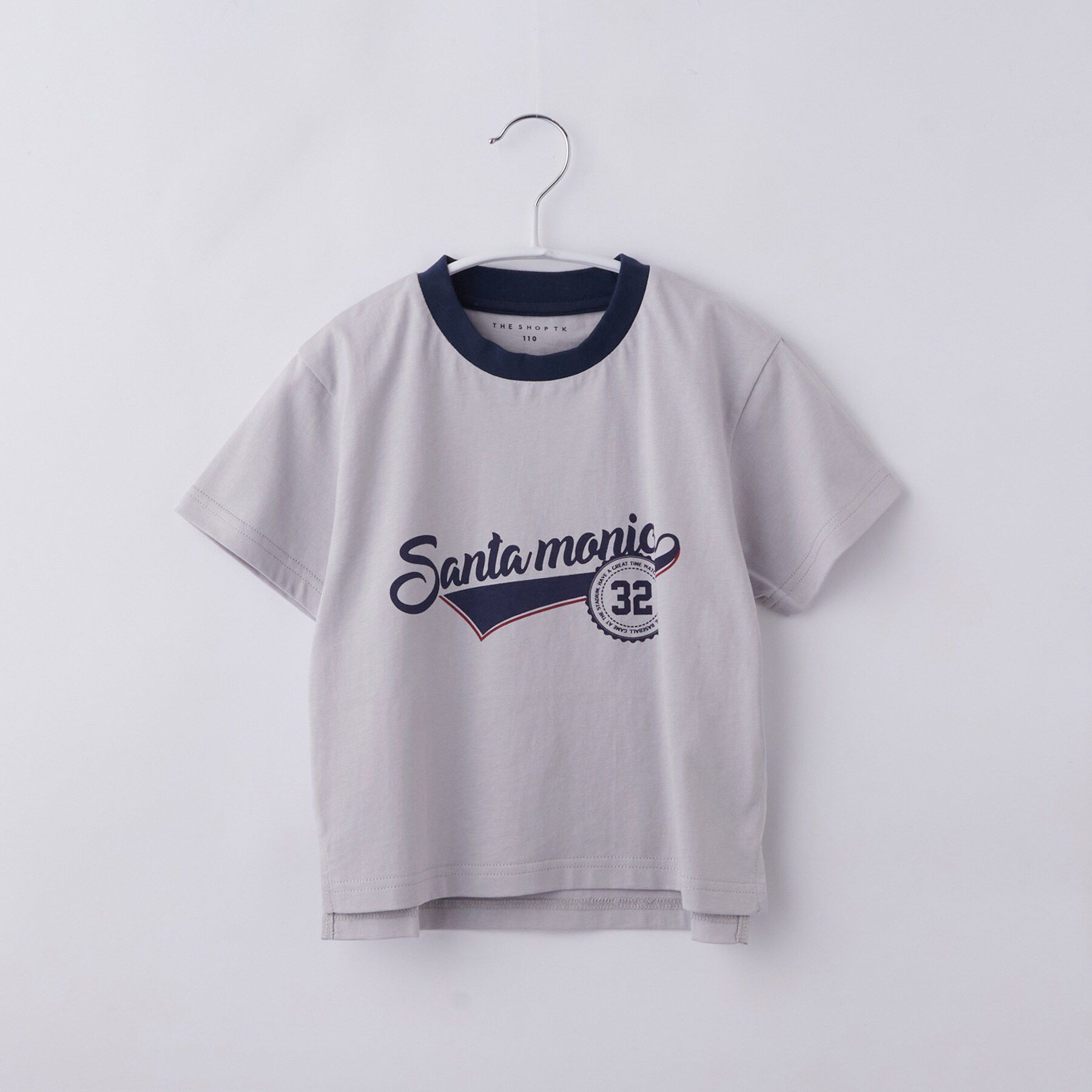 THE SHOP TK「【110-160】アソートプリントTシャツ　半袖」|Tシャツ・カットソー|ライトグレー(111