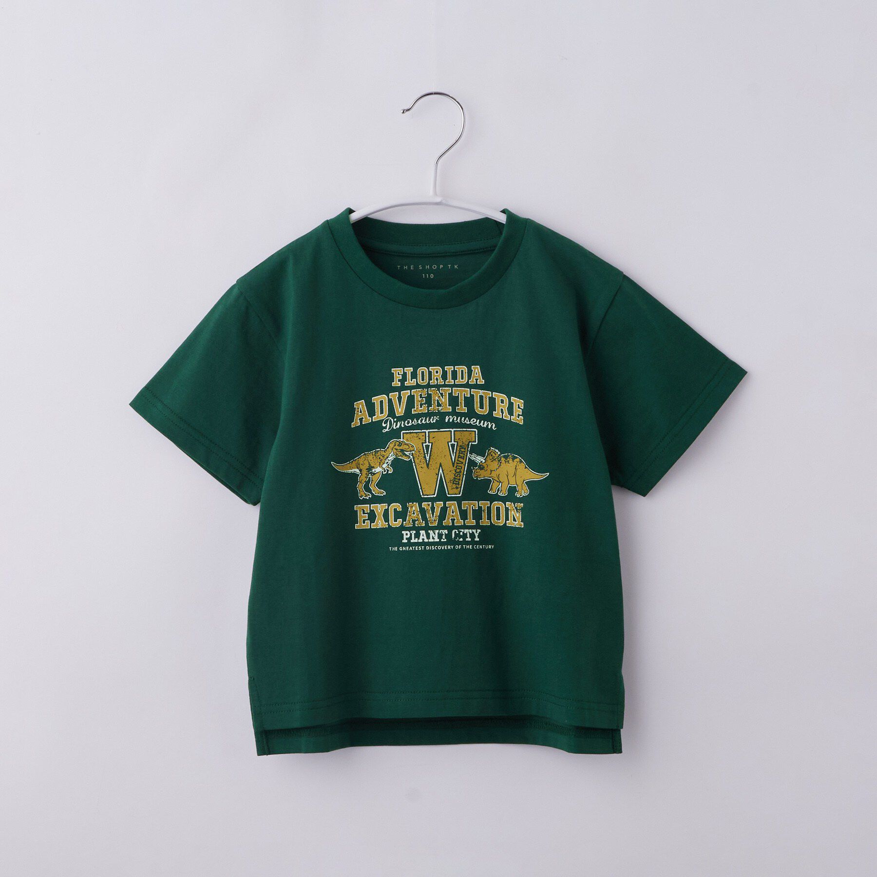 THE SHOP TK「【110-160】アソートプリントTシャツ　半袖」|Tシャツ・カットソー|グリーン(622)