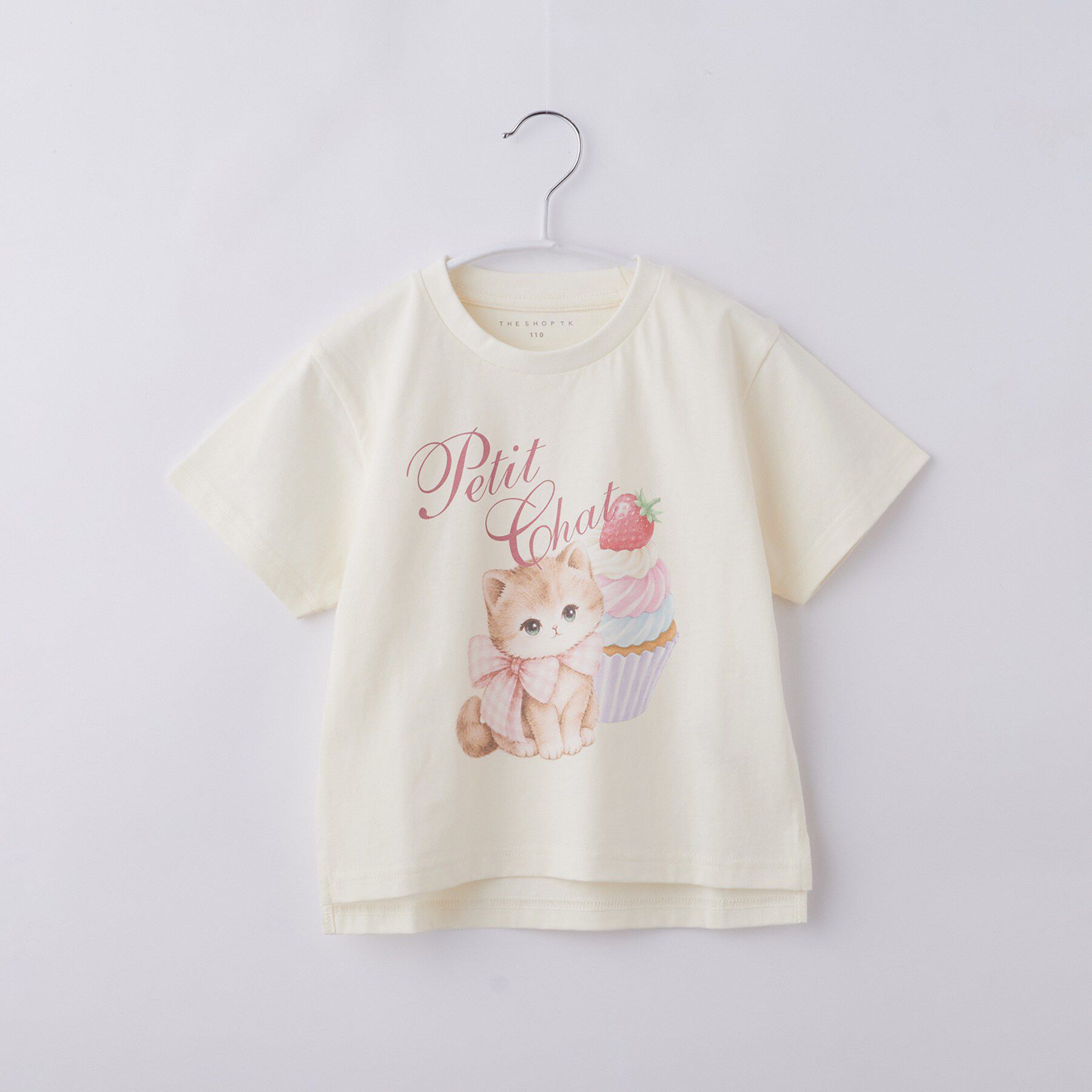 THE SHOP TK「【110-160】アソートプリントTシャツ　半袖」|Tシャツ・カットソー|アイボリー(804)