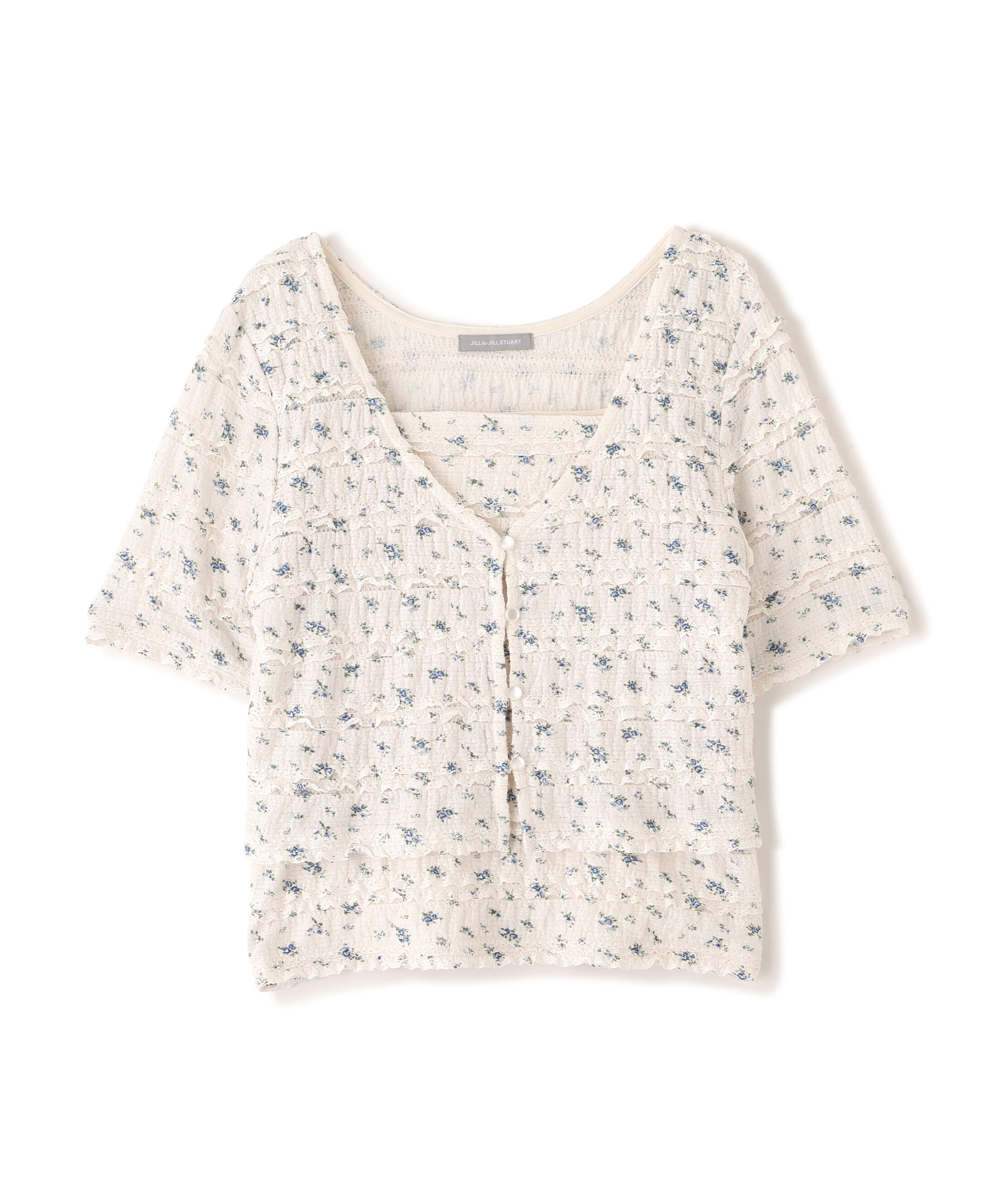  「フリルカットソーアンサンブル」|Tシャツ・カットソー|