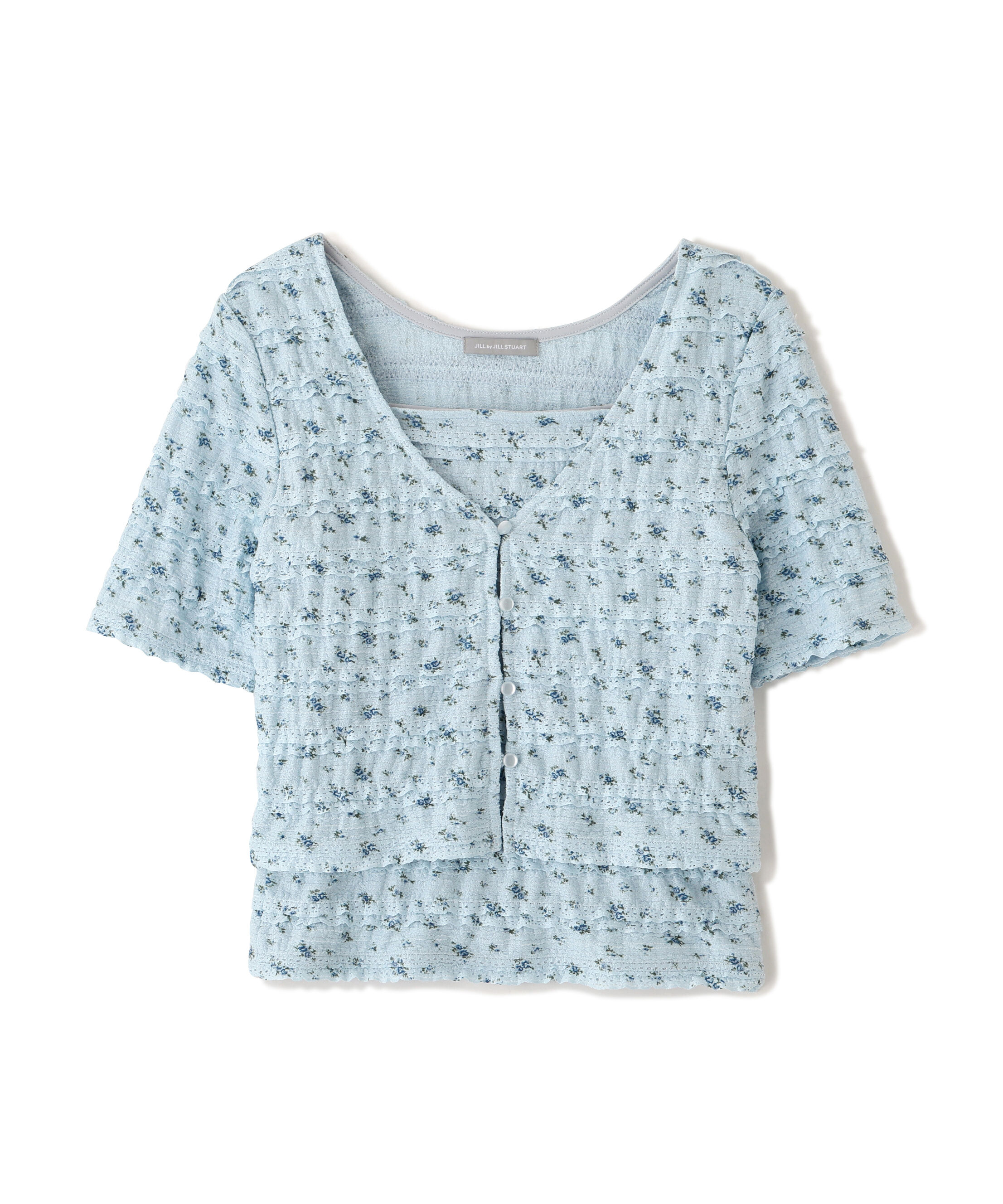  「フリルカットソーアンサンブル」|Tシャツ・カットソー|