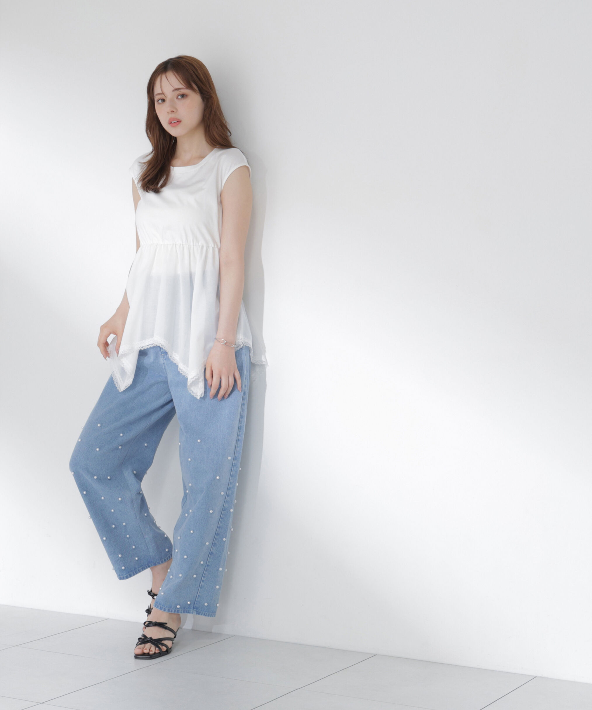 PROPORTION BODY DRESSING「パールデニムパンツ」|その他|