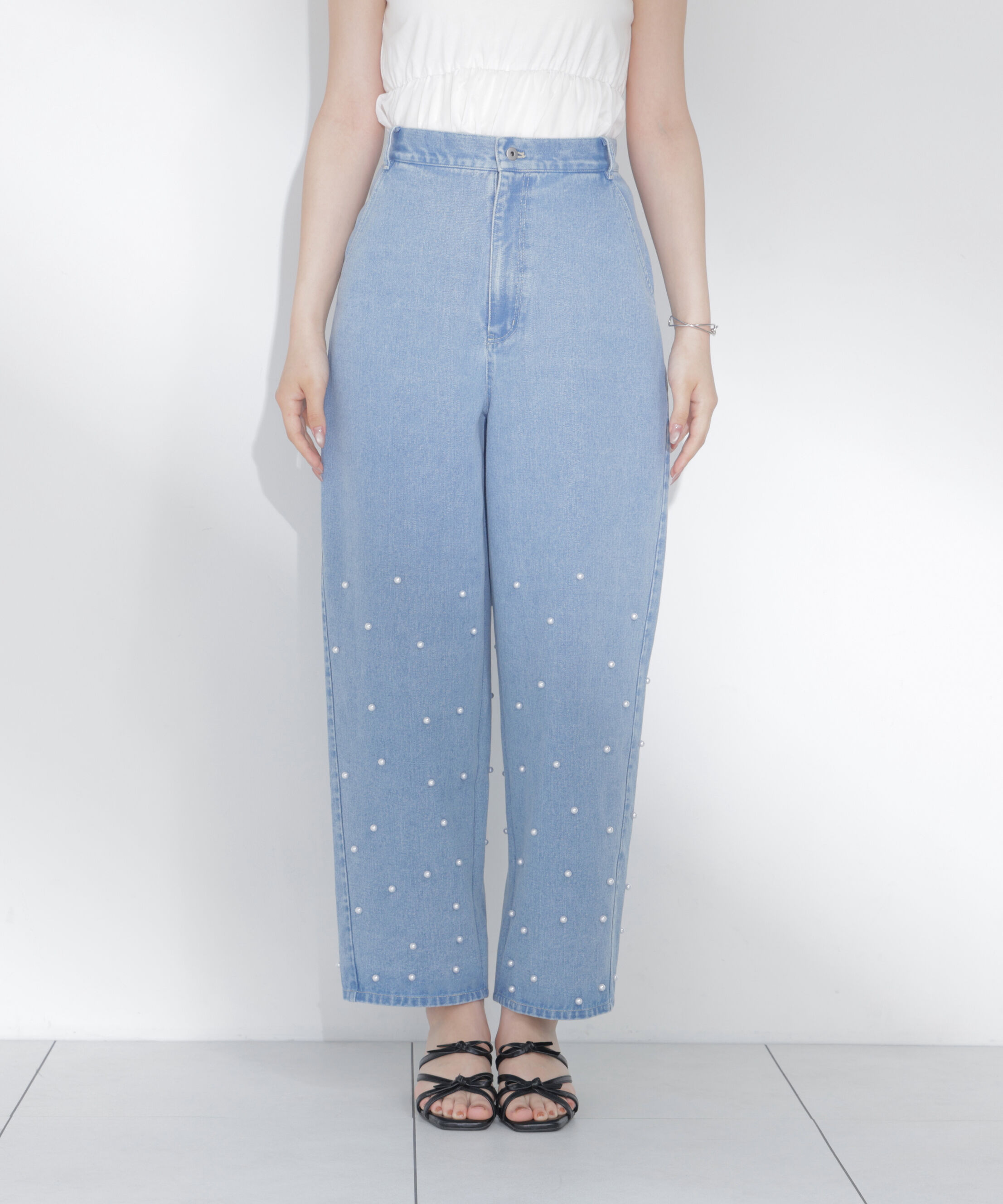 PROPORTION BODY DRESSING「パールデニムパンツ」|その他|