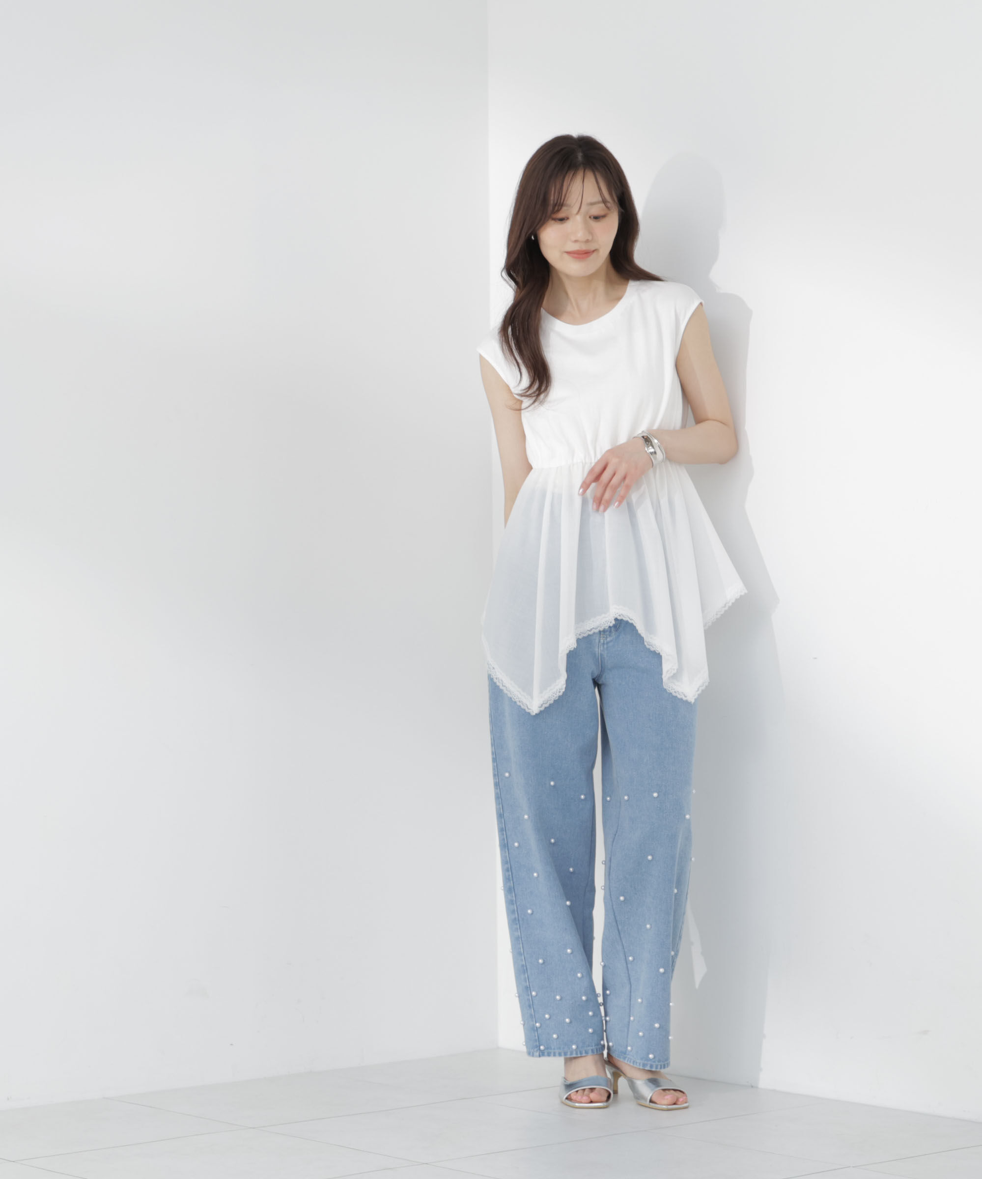 PROPORTION BODY DRESSING「パールデニムパンツ」|その他|