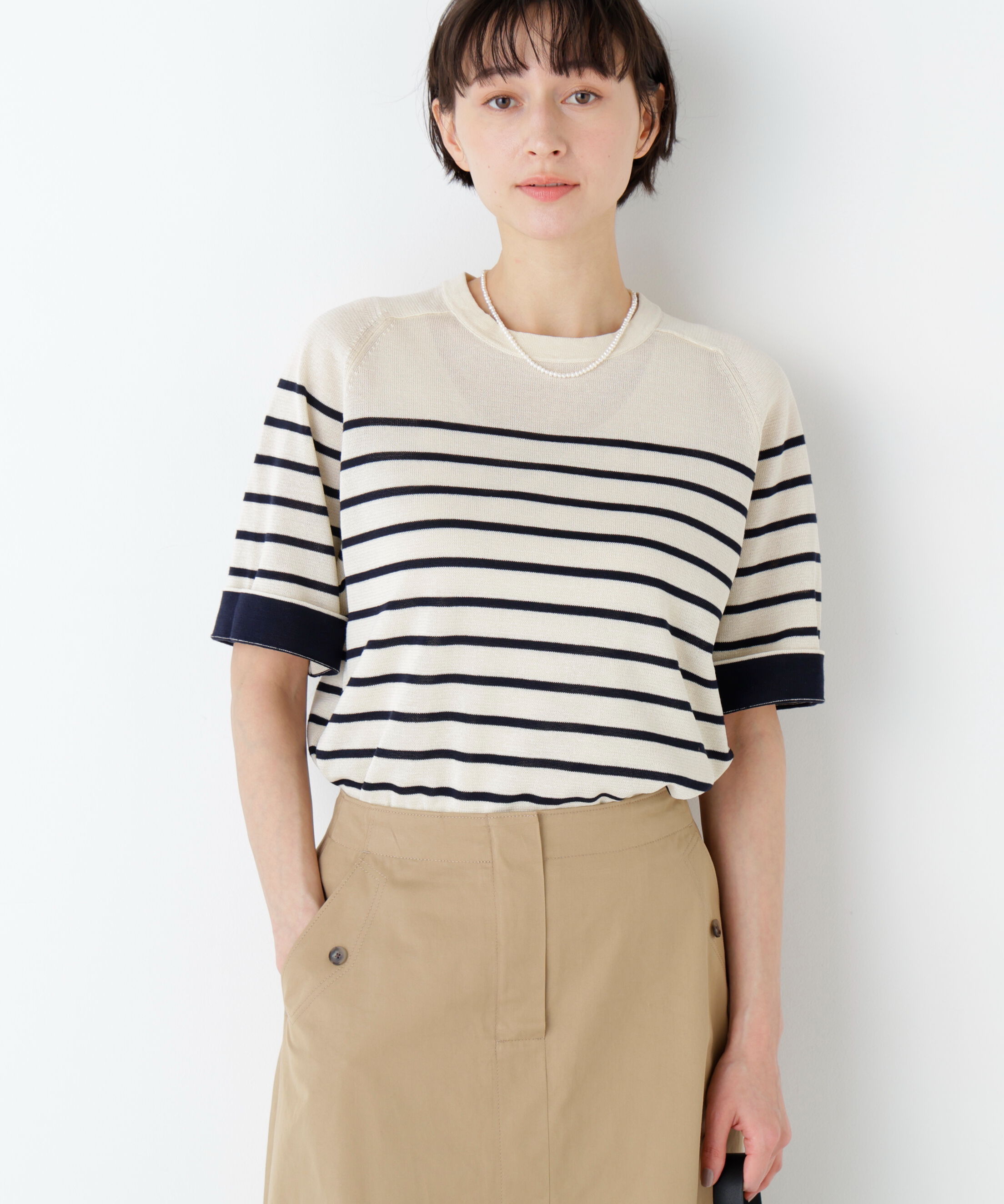  「《名品 / 洗える / 4ｶﾗｰ展開》ﾊｲｹﾞｰｼﾞｷﾞﾏ ｸﾙｰﾈｯｸ ﾗｸ 」|ニット・セーター|