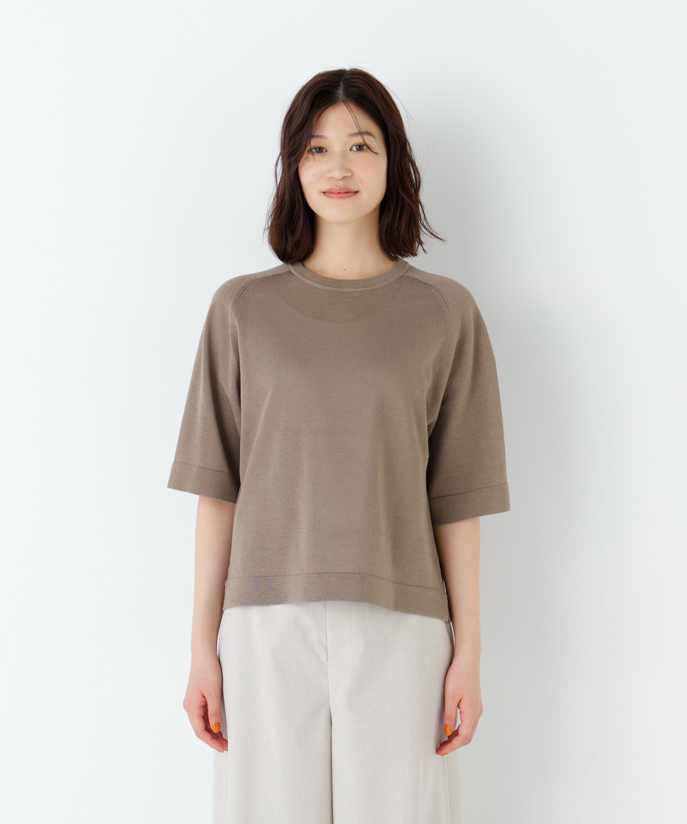  「《名品 / 洗える / 4ｶﾗｰ展開》ﾊｲｹﾞｰｼﾞｷﾞﾏ ｸﾙｰﾈｯｸ ﾗｸ 」|ニット・セーター|
