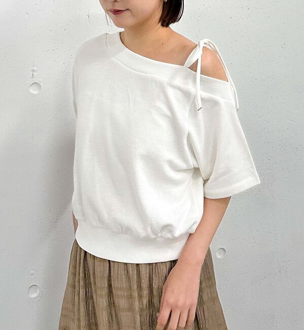 archives「肩リボンワンショルスウェット」|Tシャツ・カットソー|