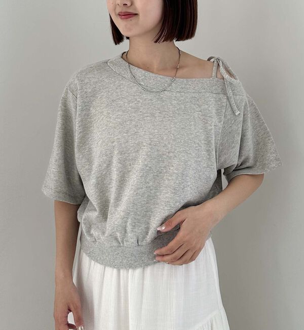 archives「肩リボンワンショルスウェット」|Tシャツ・カットソー|