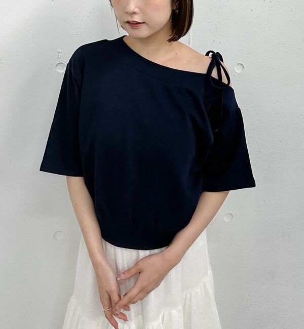 archives「肩リボンワンショルスウェット」|Tシャツ・カットソー|