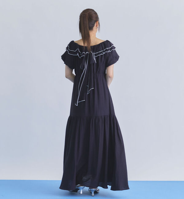 archives「配色メローバックリボン２ｗａｙオフショルワンピース」|ワンピース|