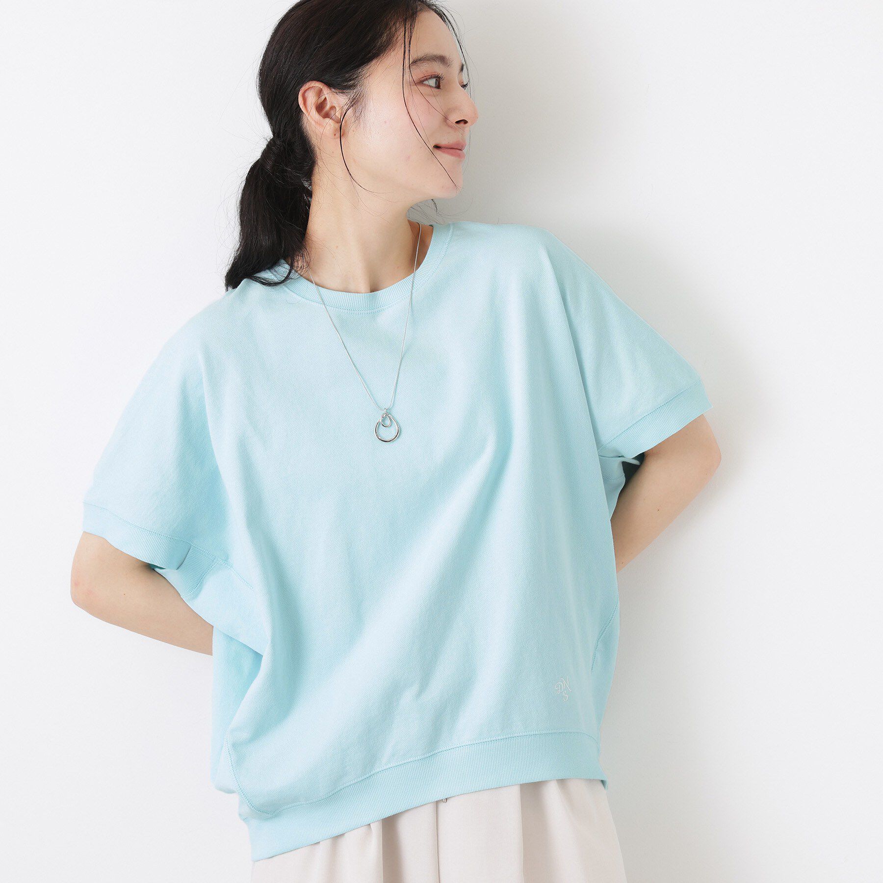 Dessin「【洗える】ミニ裏毛ドルマンスリーブプルオーバー」|Tシャツ・カットソー|