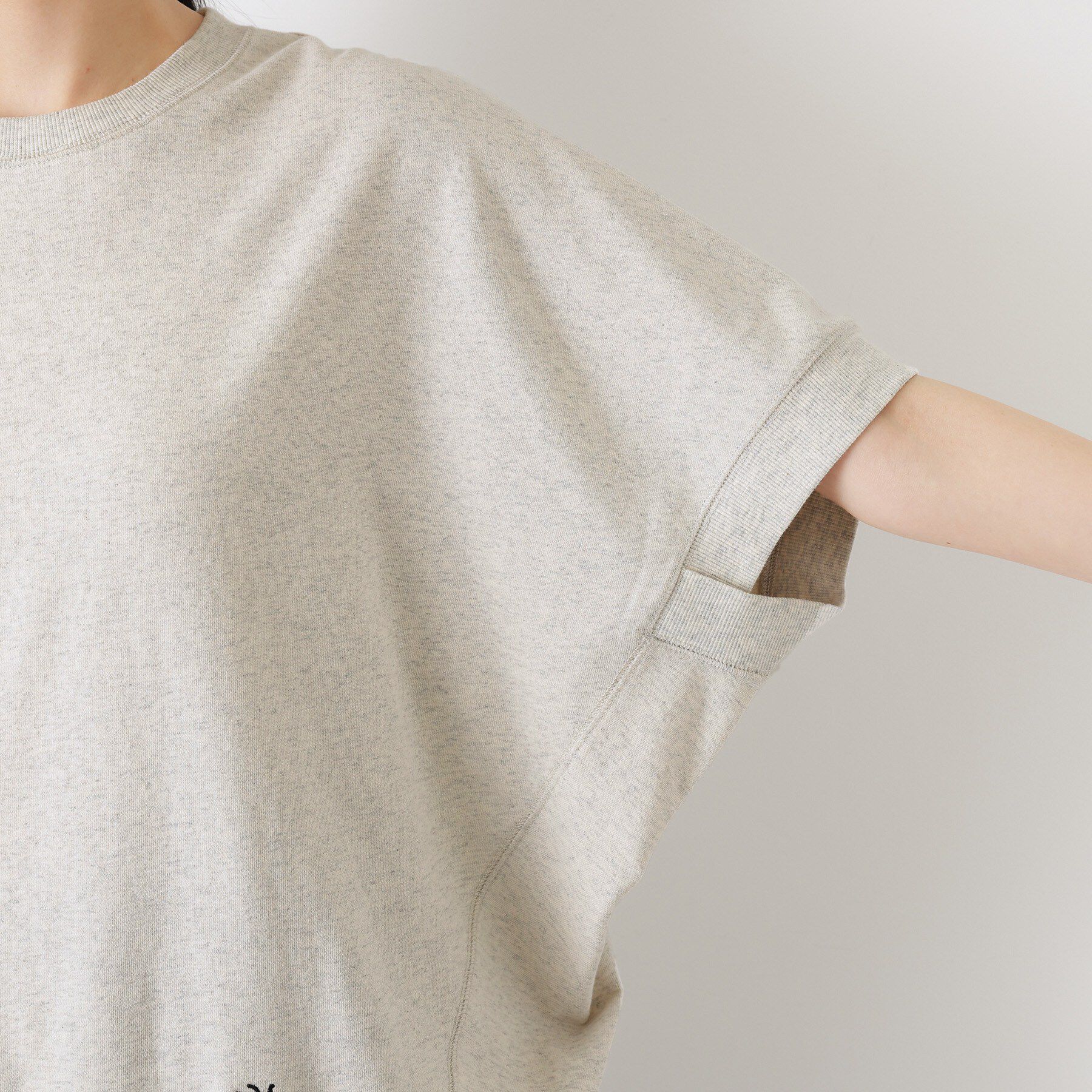 Dessin「【洗える】ミニ裏毛ドルマンスリーブプルオーバー」|Tシャツ・カットソー|