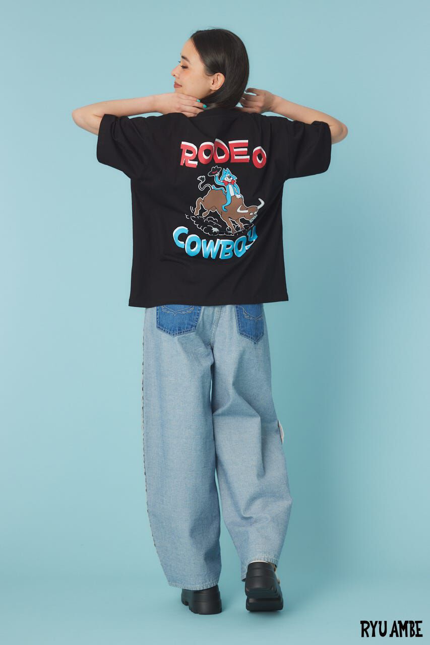 RODEO CROWNS「(Ryu Ambe)MOTIF刺繍Tシャツ」|Tシャツ・カットソー|