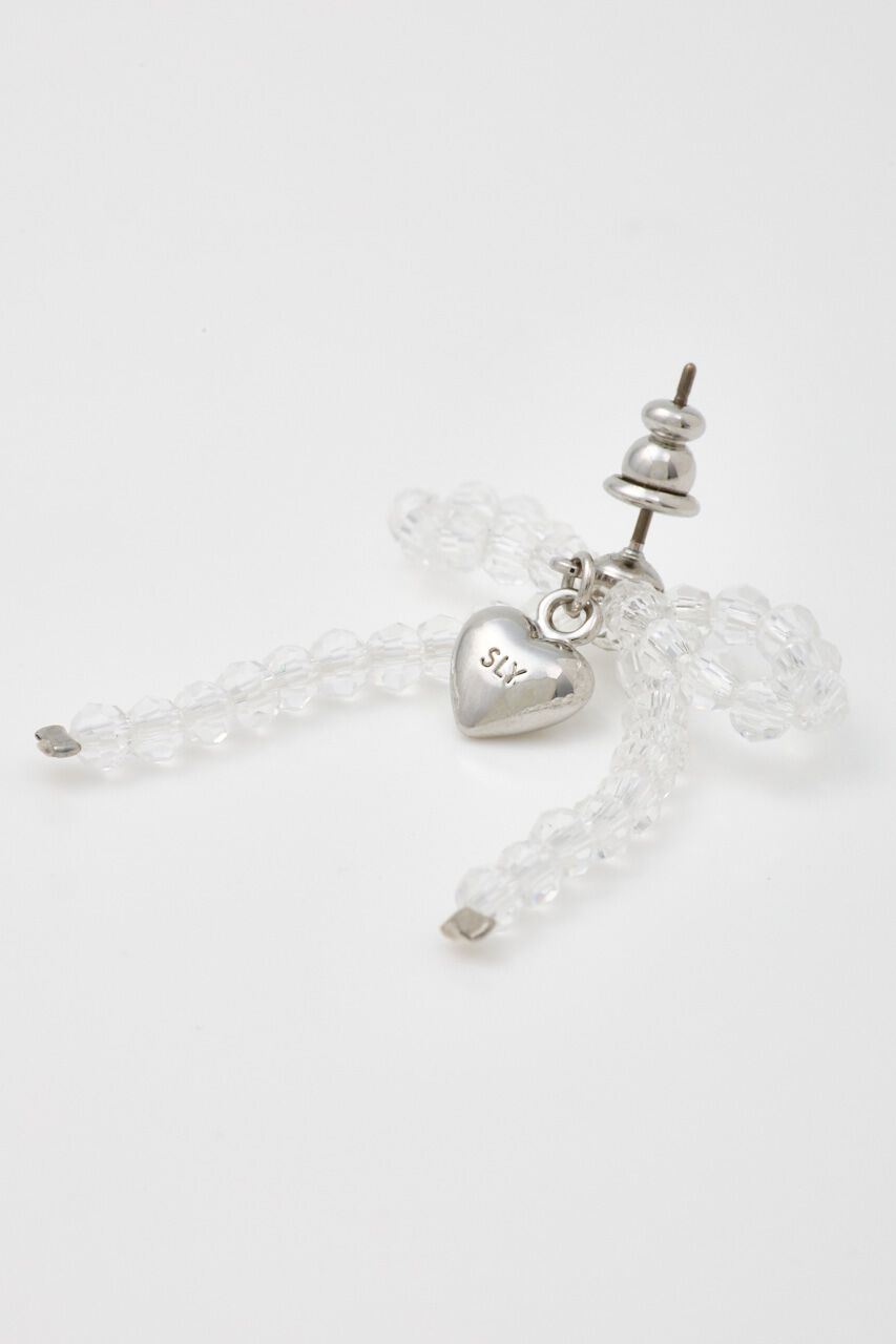 SLY「RIBBON CHARM ピアス」|ピアス|