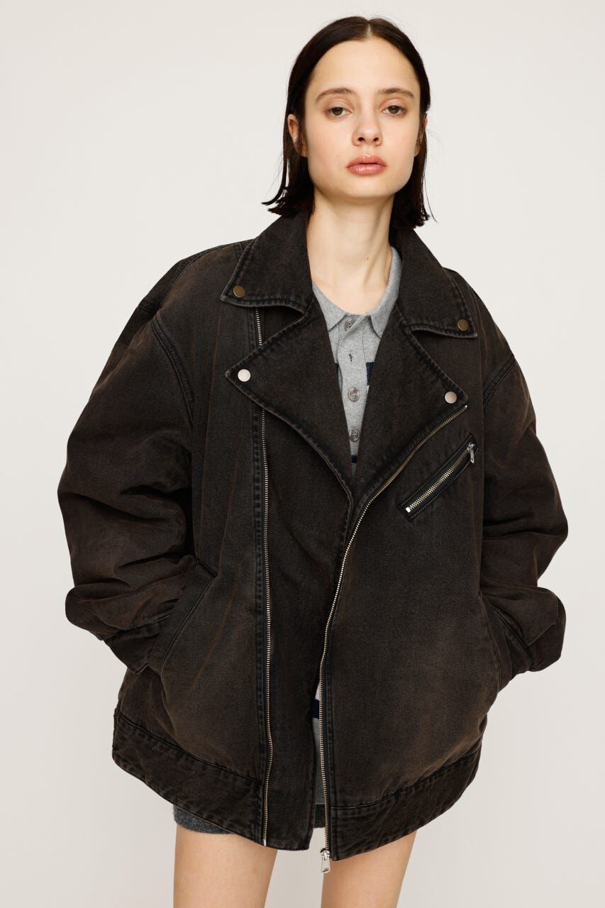 SLY「DENIM RIDERS」|デニムジャケット|BLK