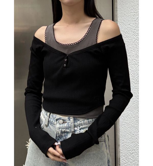 EMODA「タンクレイヤードスキントップス」|Tシャツ・カットソー|