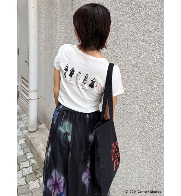 MURUA「【プラダを着た悪魔】バックイラストTシャツ」|Tシャツ・カットソー|
