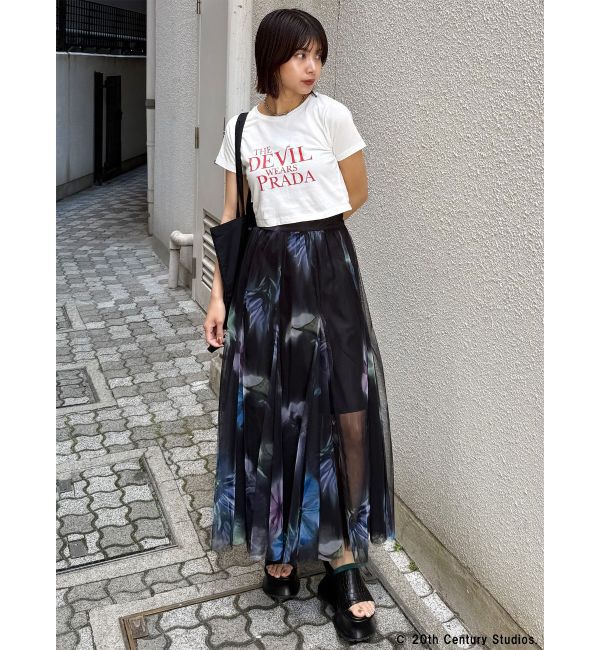 MURUA「【プラダを着た悪魔】バックイラストTシャツ」|Tシャツ・カットソー|