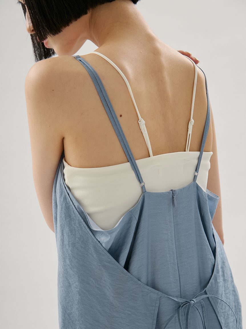 emmi atelier「エプロンライクキャミワンピース」|ワンピース|
