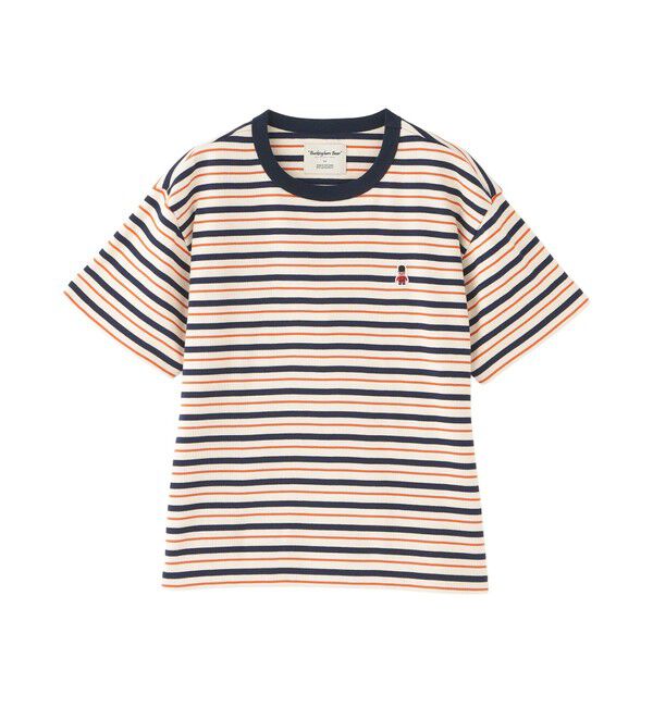 MACKINTOSH PHILOSOPHY「バッキンガムベア マルチボーダーTシャツ」|Tシャツ・カットソー|ネイビー