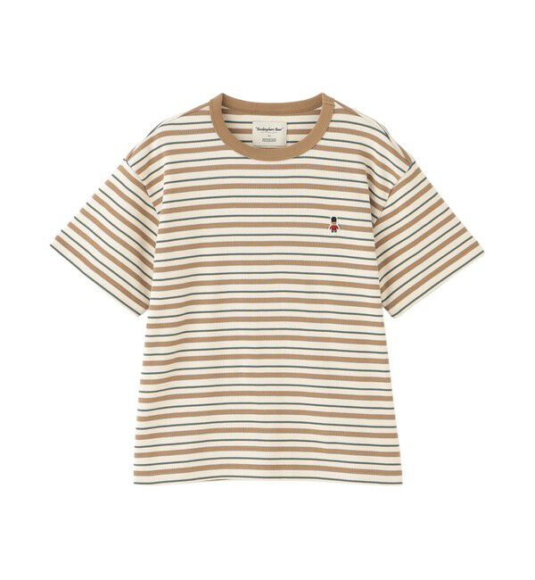 MACKINTOSH PHILOSOPHY「バッキンガムベア マルチボーダーTシャツ」|Tシャツ・カットソー|ベージュ