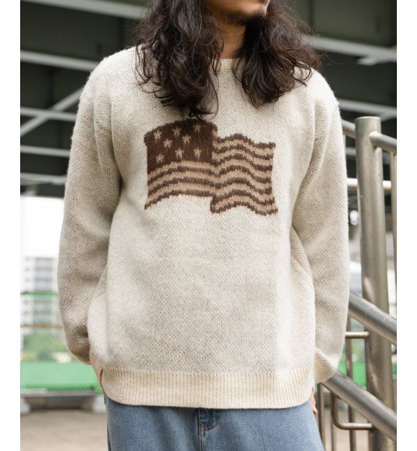 VENCE share style「グラフィックモヘアライクニット」|その他|