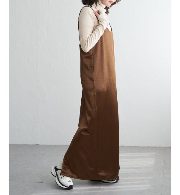 VENCE share style「サテンキャミワンピース」|ワンピース|