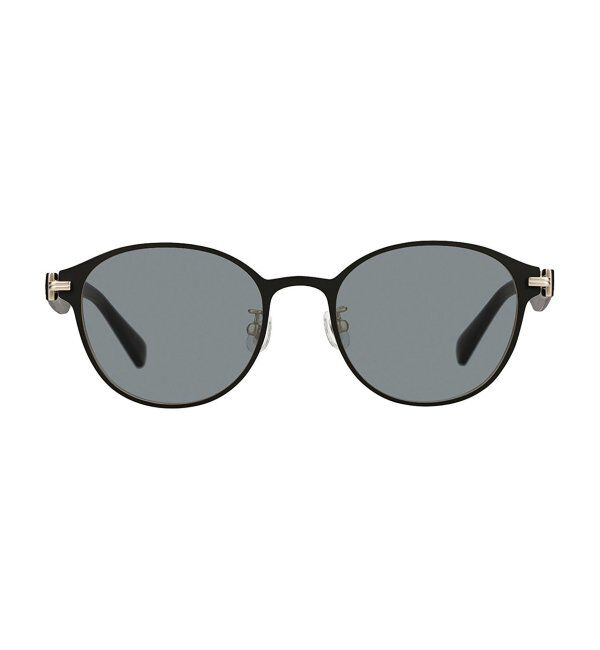  「SUNCUTGlasses/UV100%CUT サングラス レザー調 ラバーテンプル 紫外線対策 UV対策 UVカット ズレ落ち防止」|サングラス|