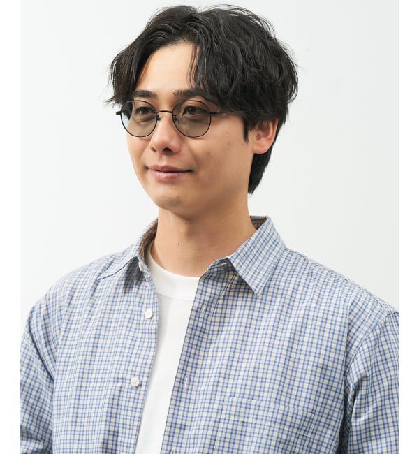  「【WEB限定】SUNCUTGlasses/UV100%CUT ボストン型 サングラス | カラーレンズ メタル 紫外線対策 UVカット」|サングラス|