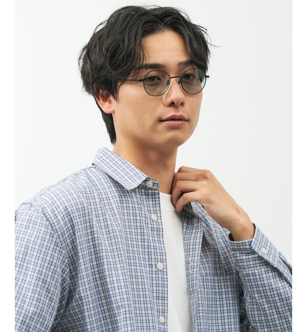  「【WEB限定】SUNCUTGlasses/UV100%CUT ボストン型 サングラス | カラーレンズ メタル 紫外線対策 UVカット」|サングラス|