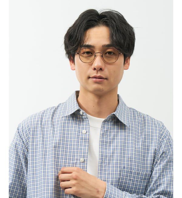  「【WEB限定】SUNCUTGlasses/UV100%CUT ボストン型 サングラス | カラーレンズ メタル 紫外線対策 UVカット」|サングラス|