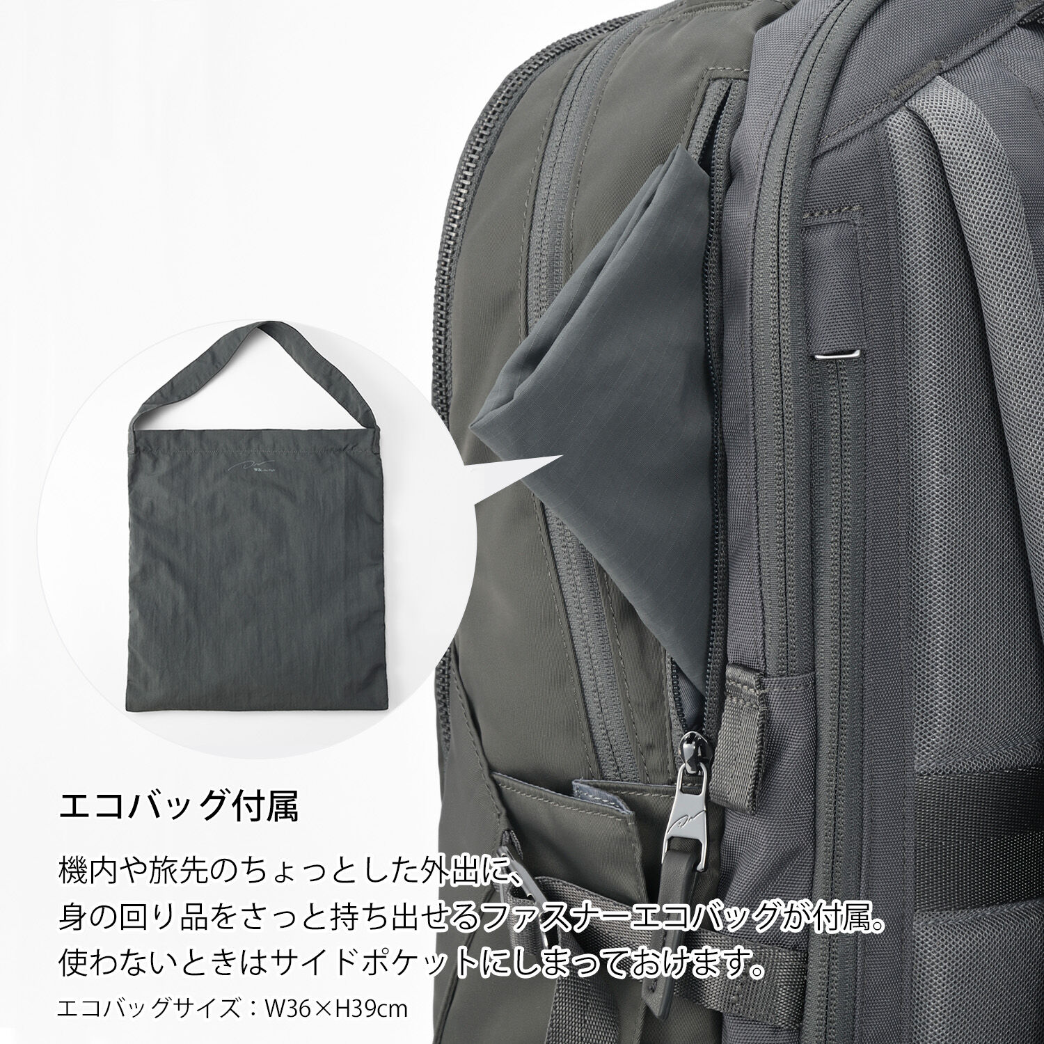 W&.Day/Night「W&.Day/Night トゥキ スクエアリュック A4サイズ 13.3インチPC収納 20511」|リュック|