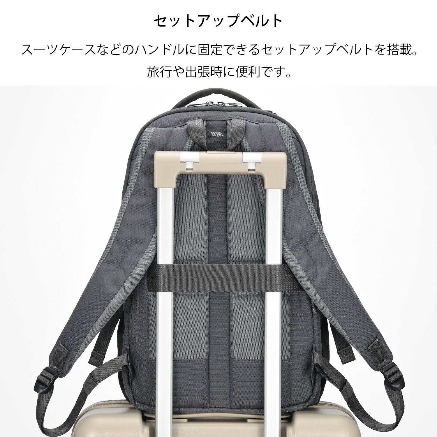 W&.Day/Night「W&.Day/Night トゥキ スクエアリュック A4サイズ 13.3インチPC収納 20511」|リュック|