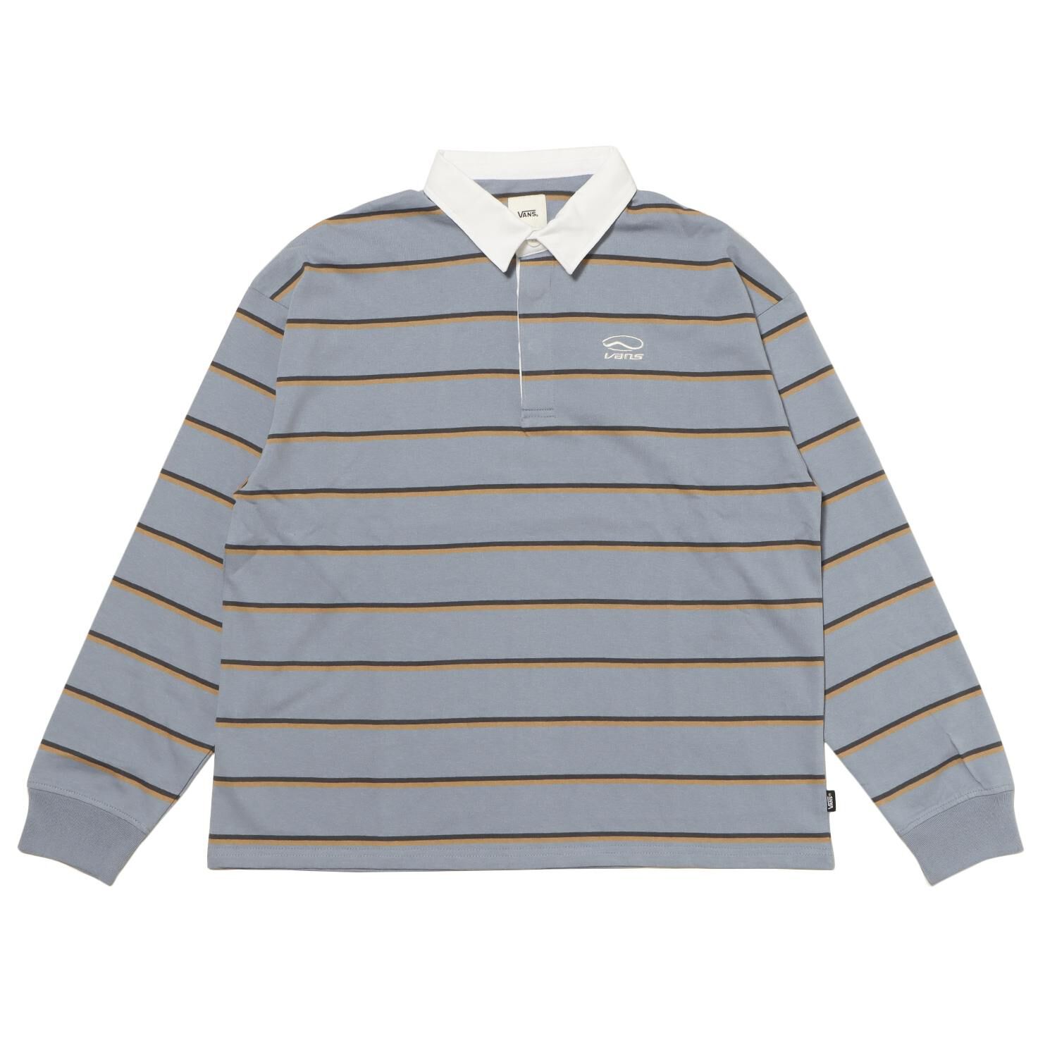 VANS「【VANSｱﾊﾟﾚﾙ(WJ)】W border rugger shirt」|Tシャツ・カットソー|ブルー