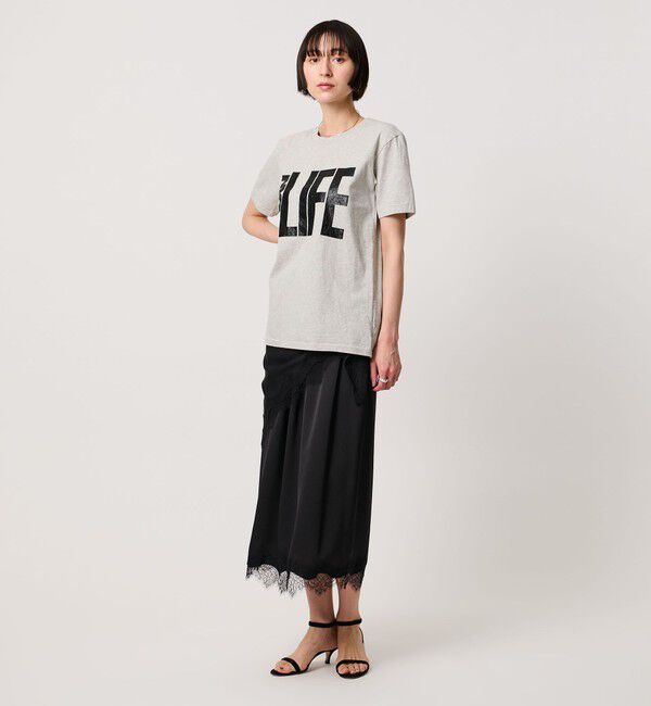 UNITED ARROWS「【別注】＜MIXTA＞SLOW LIFE Tシャツ LT.GRAY」|Tシャツ・カットソー|