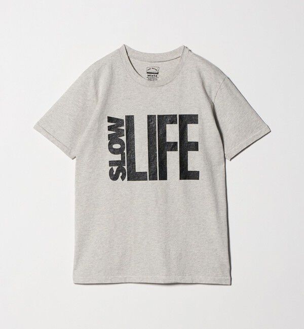 UNITED ARROWS「【別注】＜MIXTA＞SLOW LIFE Tシャツ LT.GRAY」|Tシャツ・カットソー|