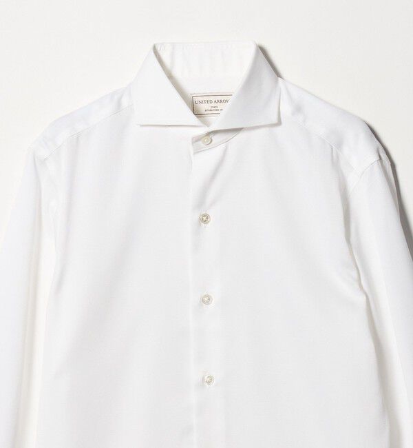 UNITED ARROWS「イージーケア AG パナマ カッタウェイカラー シャツ 抗菌防臭 通気性」|シャツ・ブラウス|